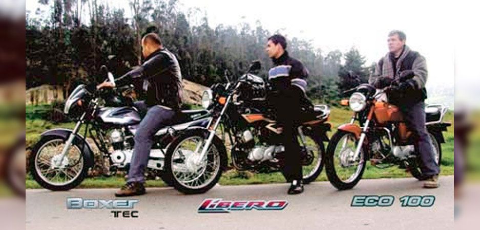 Comparativo de motos 100cc