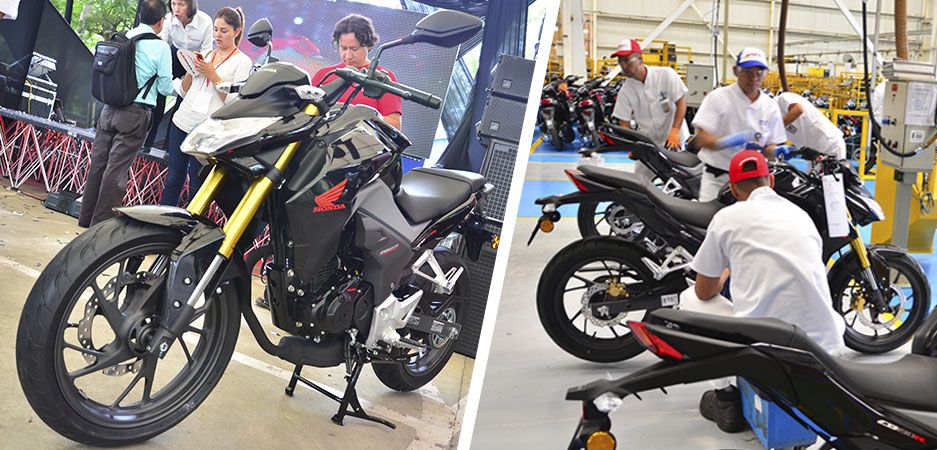 Lanzamiento de dos importantes modelos, la motocicleta Honda CB 190R y el Scooter DIO