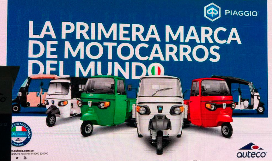 Alianza estratégica Auteco Mobility-Piaggio