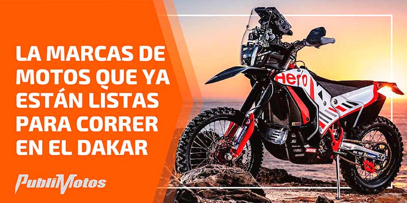 La marcas de motos que ya están listas para correr en el Dakar