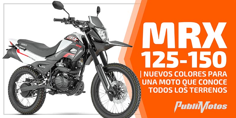 MRX 125-150 | Nuevos colores para una moto que conoce todos los terrenos