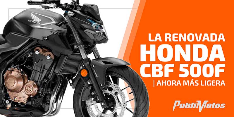 La renovada Honda CBF 500F | Ahora más ligera