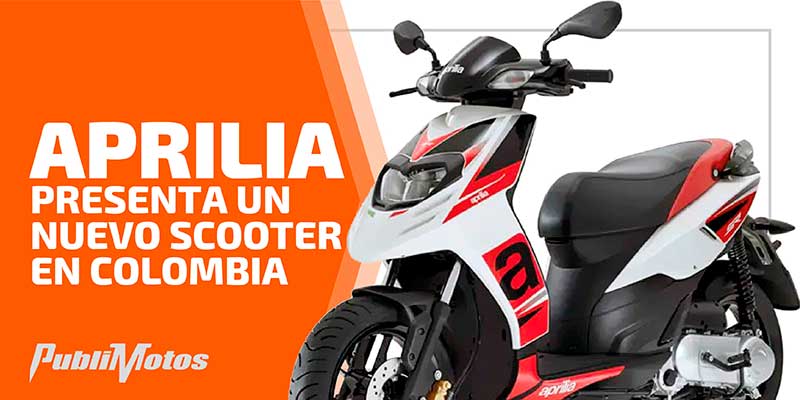 Aprilia presenta un nuevo scooter en Colombia