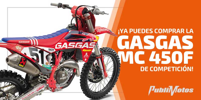 ¡Ya puedes comprar la GASGAS MC 450F de competición!
