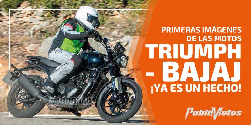 Primeras imágenes de las motos Triumph - Bajaj  ¡ya es un hecho!