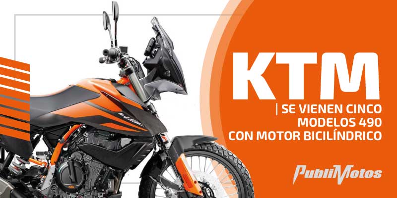 KTM | Se vienen cinco modelos 490 con motor bicilíndrico