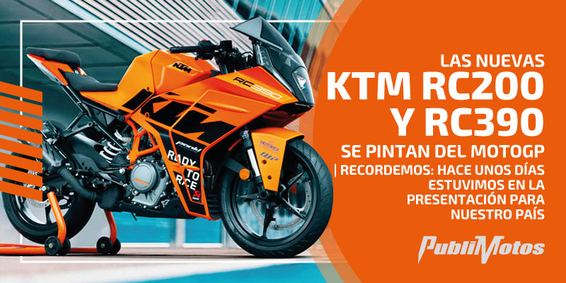 Las nuevas KTM RC200 y RC390 se pintan del MotoGP | Recordemos: hace unos días estuvimos en la presentación para nuestro país
