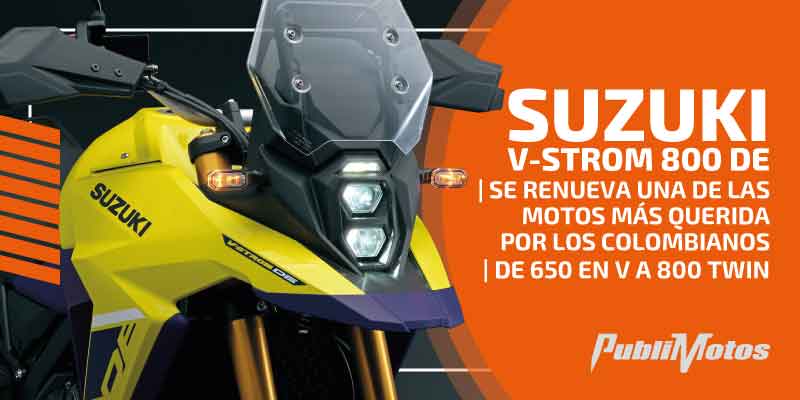 Suzuki V-Strom 800 DE | Se renueva una de las motos más querida por los colombianos | De 650 en V a 800 Twin