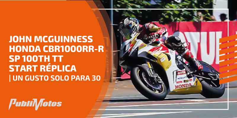 John McGuinness Honda CBR1000RR-R SP 100th TT Start réplica | Un gusto solo para 30