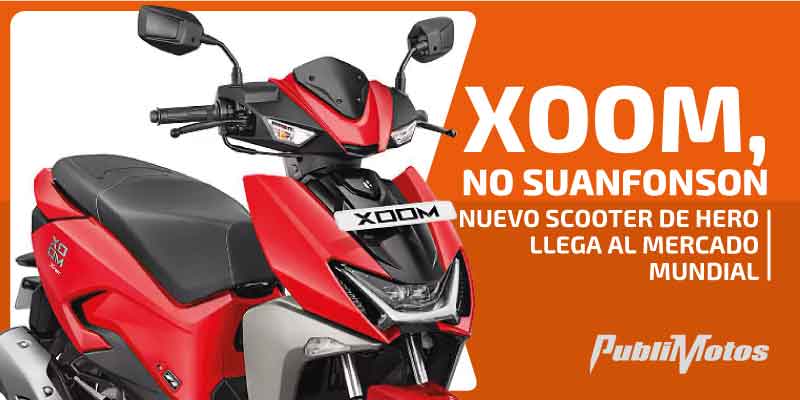 Xoom, no suanfonson | Nuevo scooter de Hero llega al mercado mundial