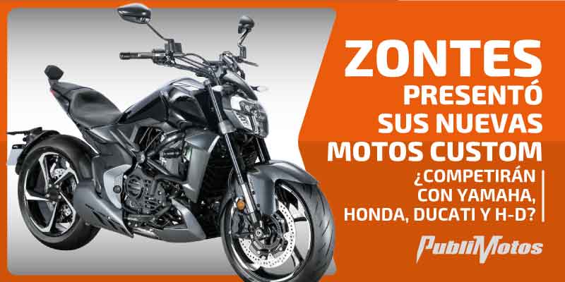 Zontes presentó sus nuevas motos custom | ¿Competirán con Yamaha, Honda, Ducati y H-D?