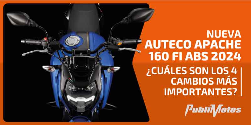 Nueva Auteco Apache 160 FI ABS 2024 | ¿Cuáles son los 4 cambios más importantes?