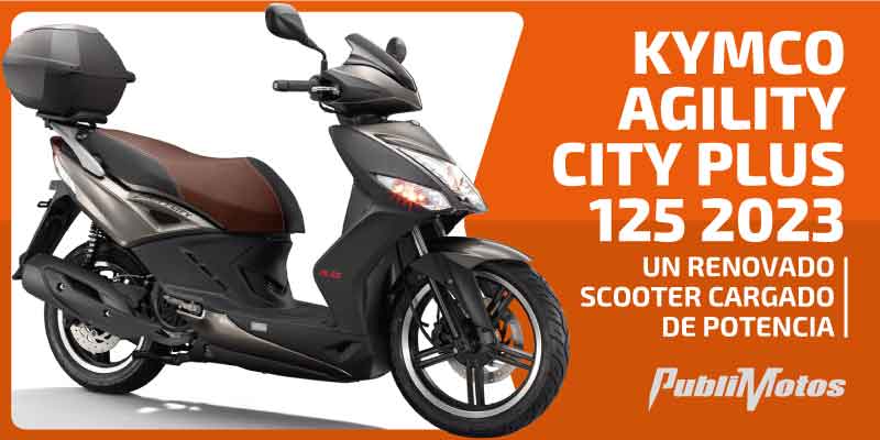 Kymco Agility City Plus 125 2023 | Un renovado scooter cargado de potencia
