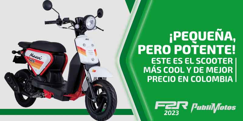 ¡Pequeña, pero potente! Este es el scooter más cool y de mejor precio en Colombia