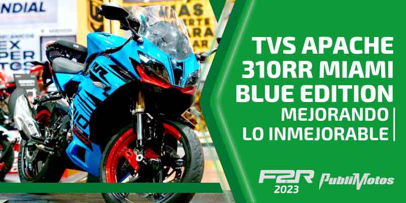 TVS Apache 310RR Miami Blue Edition | Mejorando lo inmejorable