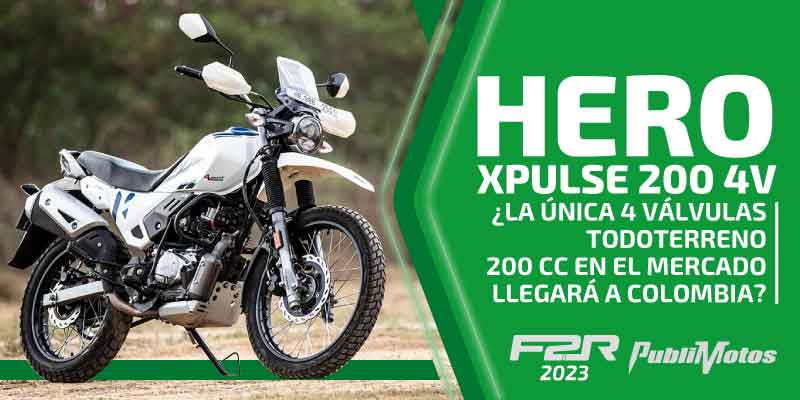 Hero XPulse 200 4V | ¿La única 4 válvulas todoterreno 200 cc en el mercado llegará a Colombia?