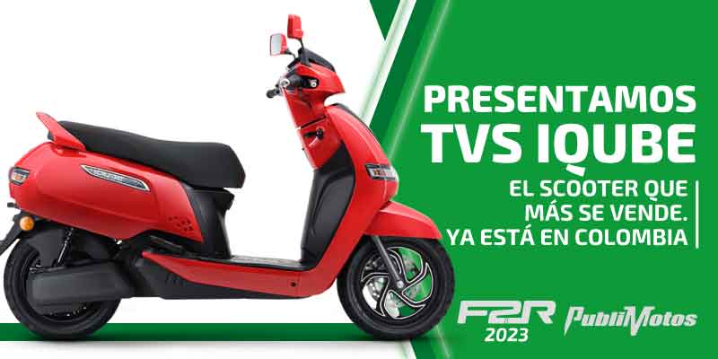 Presentamos TVS iQube | El scooter que más se vende. Ya está en Colombia