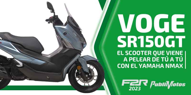 VOGE SR150GT | El scooter que viene a pelear de tú a tú con el Yamaha NMax