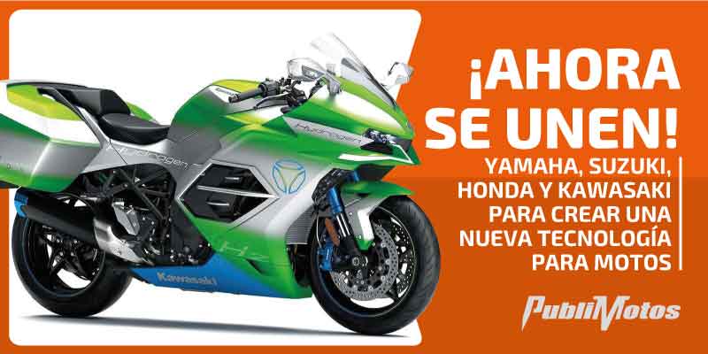 ¡AHORA SE UNEN! Yamaha, Suzuki, Honda y Kawasaki para crear una nueva tecnología para motos