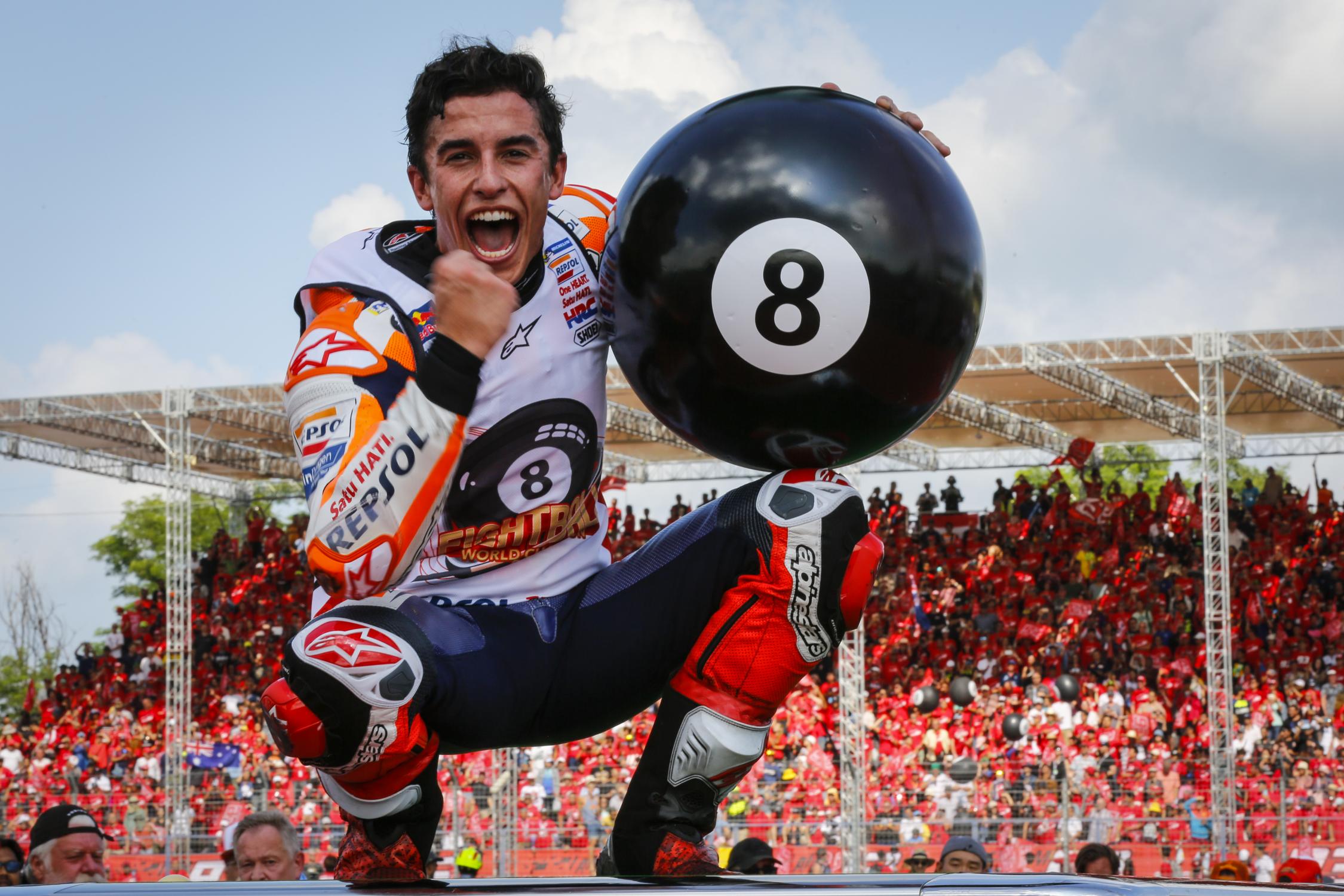 Marc Márquez, campeón del mundo 2019 en Moto GP