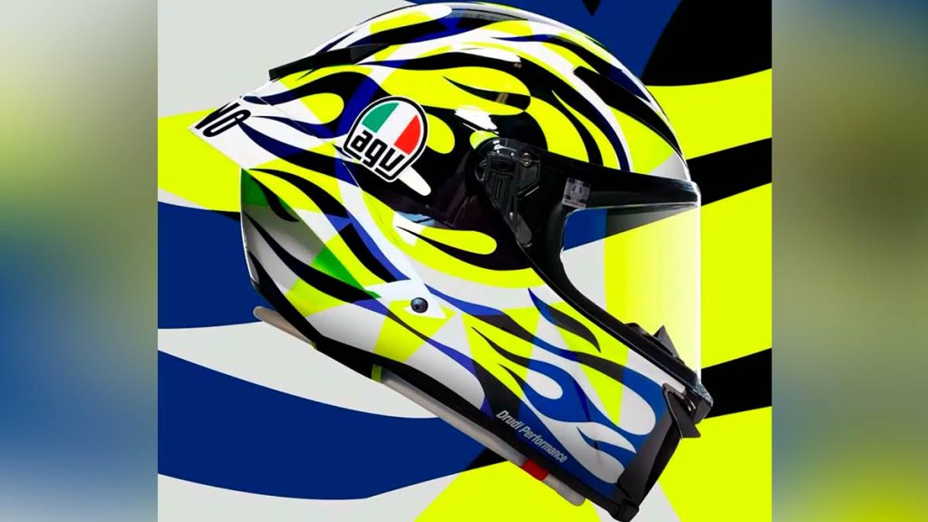 El casco AGV de Valentino Rossi 2023 puede ser tuyo. ¿Cómo obtenerlo? 04