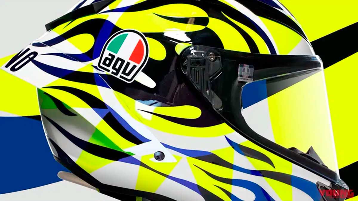 El-casco-AGV-de-Valentino-Rossi-2023-puede-ser-tuyo-Como-obtenerlo