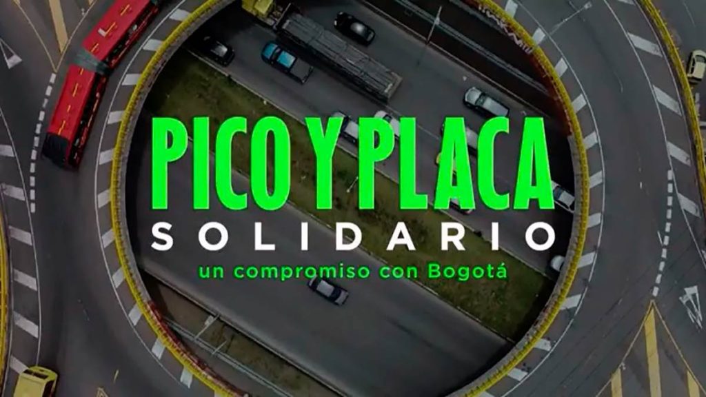 Pico y placa solidario en Bogotá