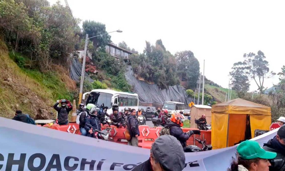 Protestas por nuevo peaje en la vía a La Calera