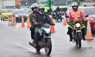 Motociclistas en Bogotá,